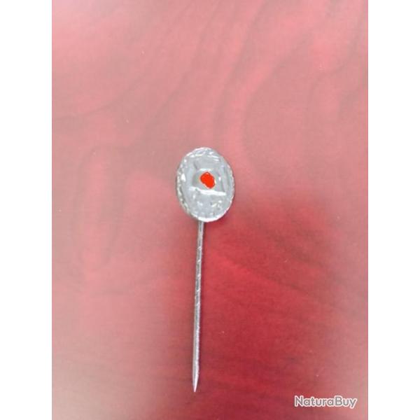 �PINGLE DE CRAVATE Badge Blessure NOIR 1939 deuxi�me seconde guerre mondiale GM 3 reich Allemagne