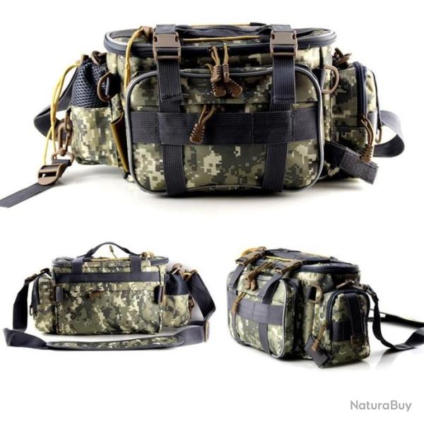 Sacoche P�che Multifonction Outils Rangement Equipement Bandouli�re Banane Simple Etanche Solide Neu