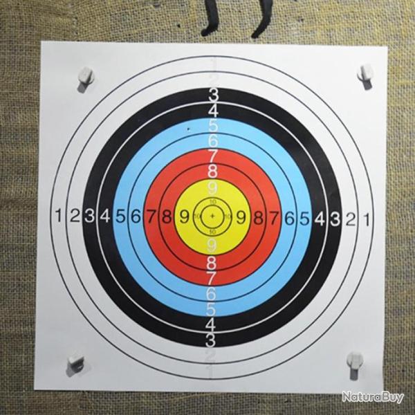 50 cibles de Tir Pour Tir Sportif Tir � l'Arc Haute Qualit� 40X40 Livraison Gratuite