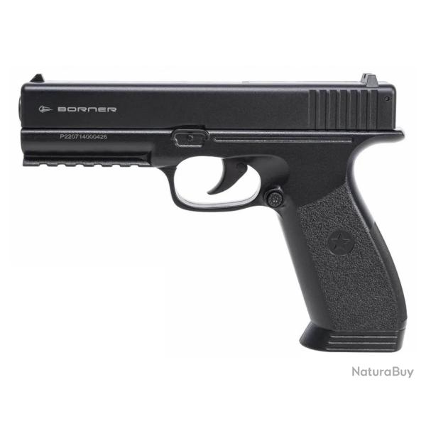 Pistolet airgun Borner 17 calibre 4,5 mm (.177) CO2 BB's