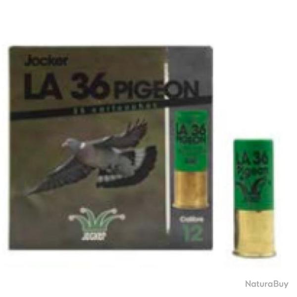 Bo�te de 25 Cartouches Jocker LA Pigeon C 12 70 25 Verte Par 5