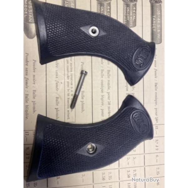 Plaquettes pour revolver webley green Md 1896