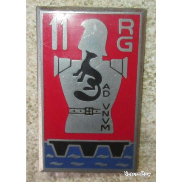 11 Rgiment du Gnie, pont lisse, dos guilloch embouti