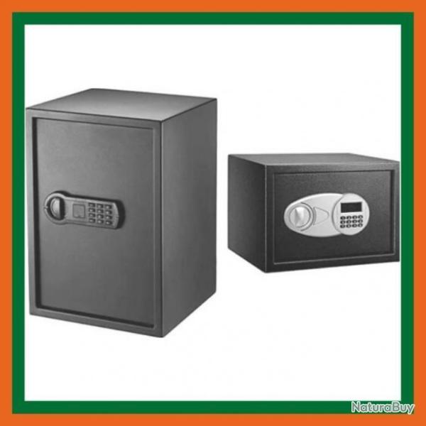 Coffre-fort + petit coffre pour arme de poing - Acier - Noir - Livraison gratuite et rapide