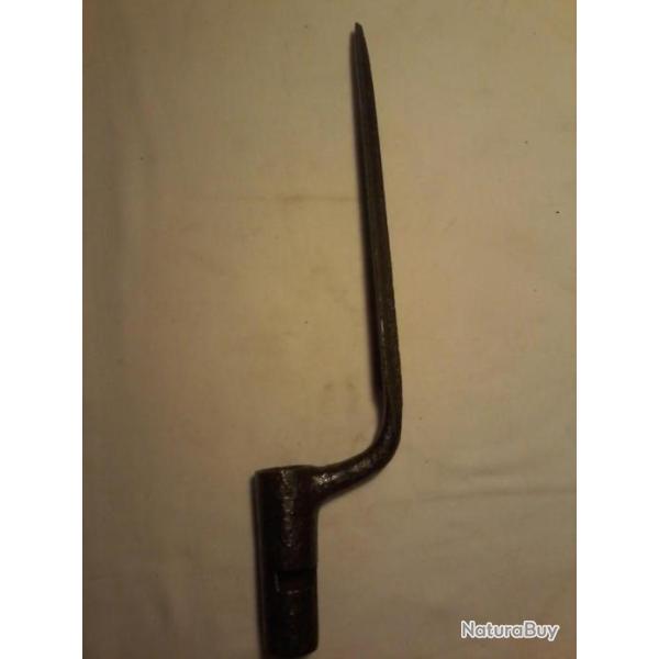 Baillonette a douille ancienne