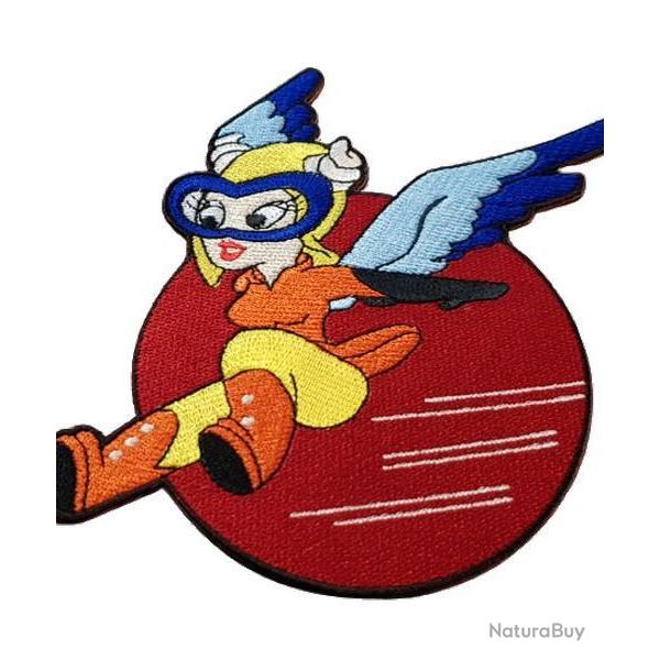 Patch de blouson de vol   Women Airforce Service Pilots WW2  ( Hauteur : 14 cm Largeur : 10 cm ) N