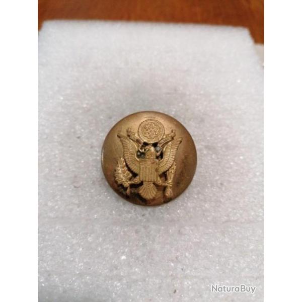 Insigne de casquette arme us troupe ww2 original 3