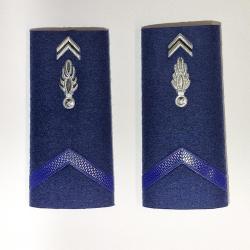 Fourreaux Gendarmerie D&eacute;partementale (vendu &agrave; la paire) 1&egrave;re classe Rigide