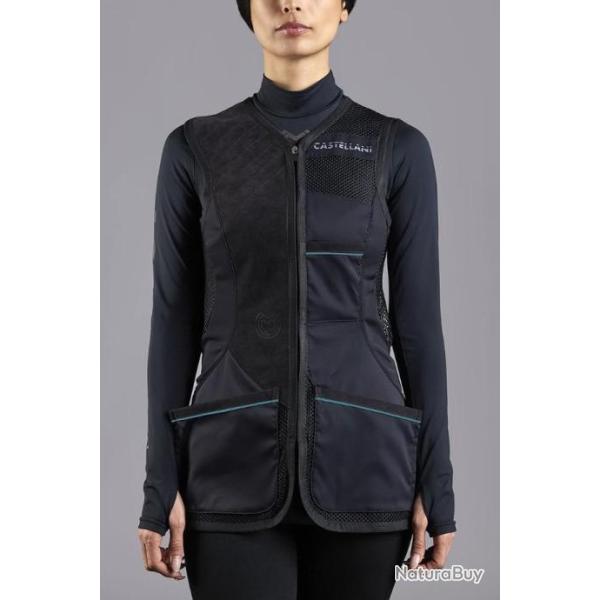 CASTELLANI NOUVEAU Gilet Femme rio pro noir