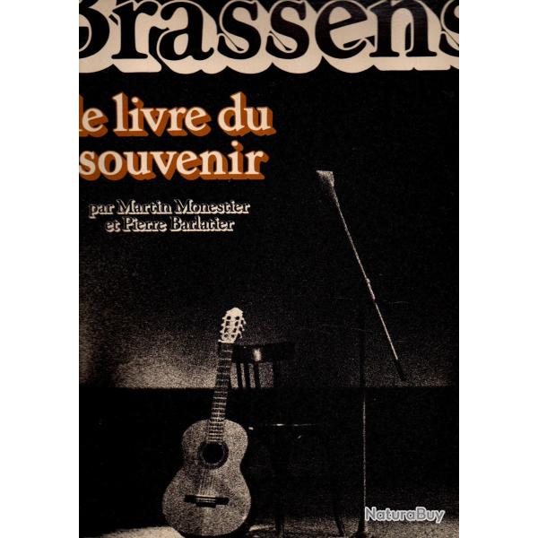 Georges Brassens : Le livre du souvenir  de Martin Monestier et Pierre Barlatier