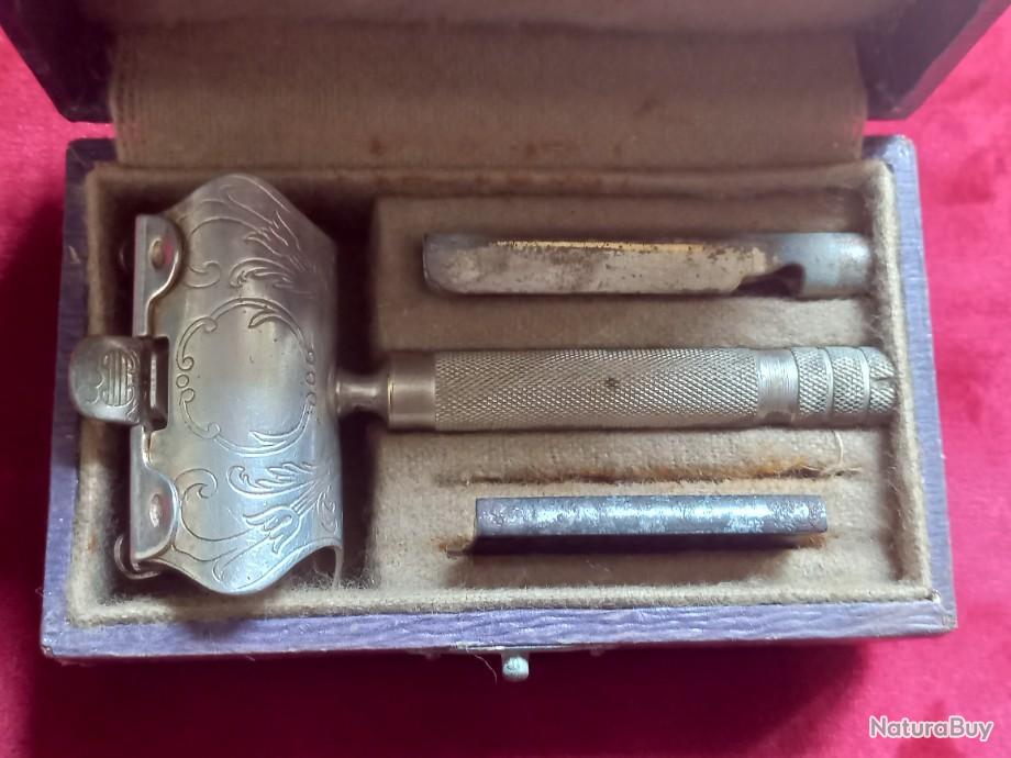 Ancien Rasoir de Sureté Leresche en Coffret Cuir - Darwin Shaving