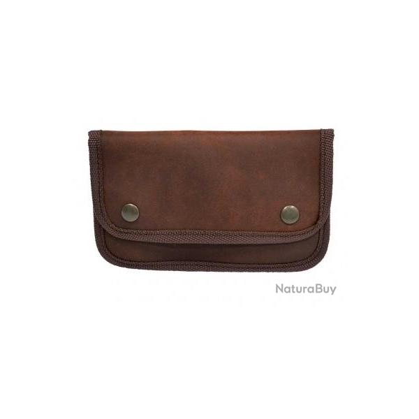 POCHETTE 10 BALLES GRANDE CHASSE EN CUIR VIEILLI