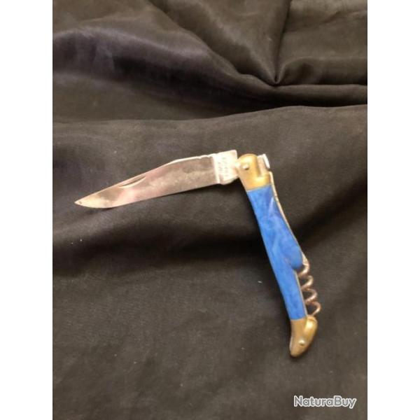laguiole tir bouchon bleu