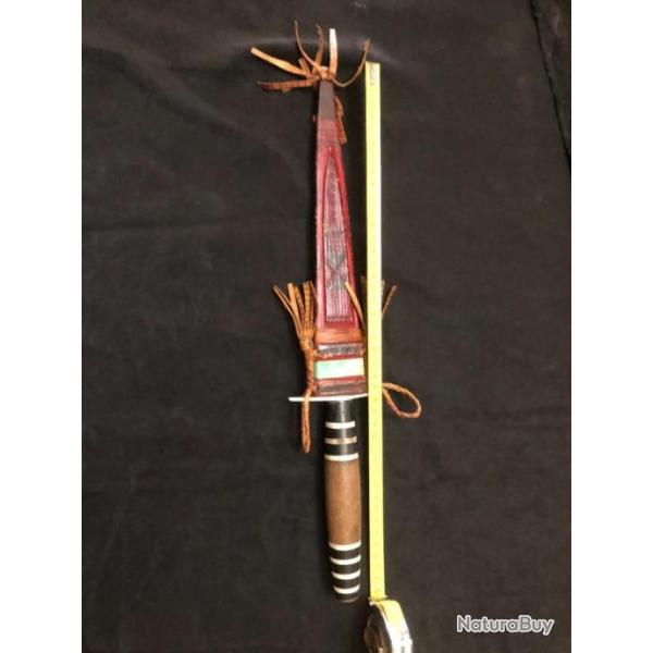 couteau poignard afrique noir