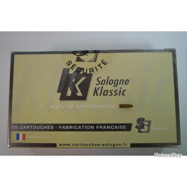 1 BOITE DE 20 BALLES  SOLOGNE  35 WHELEN  SP HORNADY 250 GR / 16.2 G  NEUVE