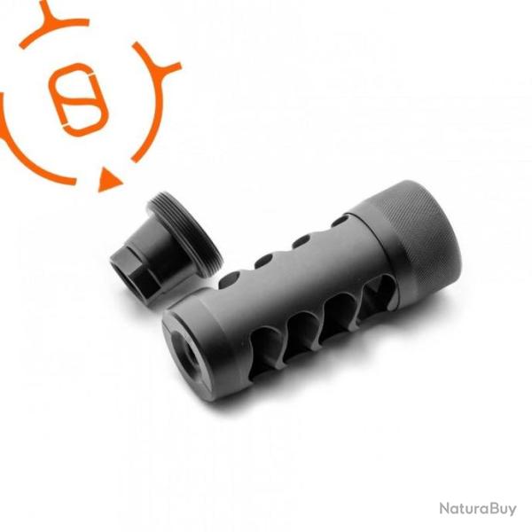 frein de bouche hellfire match .6,5 5/8x24 noir  area419 area 419 Self-Timing Muzzle Brake