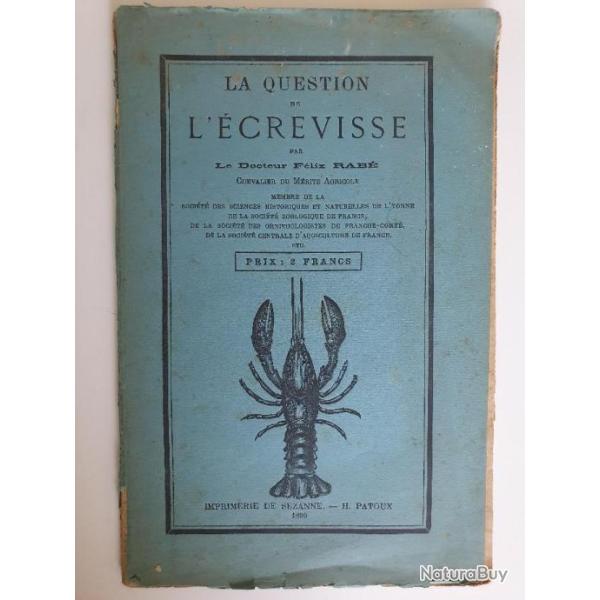 La Question de l'crevisse, par le Dr Flix Rab 1890
