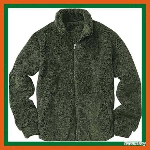 Veste polaire zipp�e - Vert - Livraison gratuite