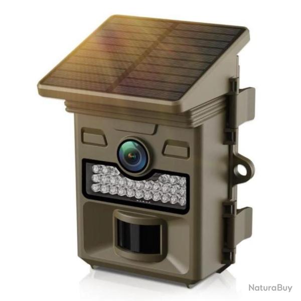 Cam�ra de chasse solaire 1080P 32MP avec vision nocturne