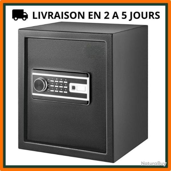 Coffre-fort pour arme de poing - 35 x 30 x 40 cm - 4 syst�mes de verrouillage - Noir