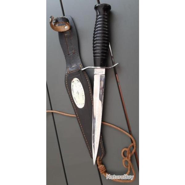 Dague Poignard Couteau Inox France VINTAGE 1960 1970  ORIGINAL