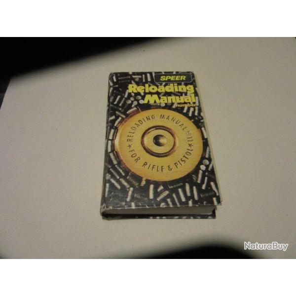 Manuel rechargement Speer  11eme dition