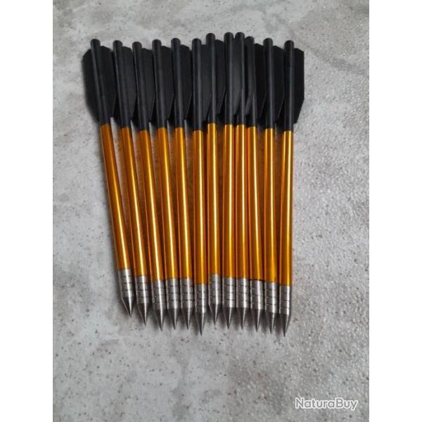 Pack de 12 fl�ches aluminium