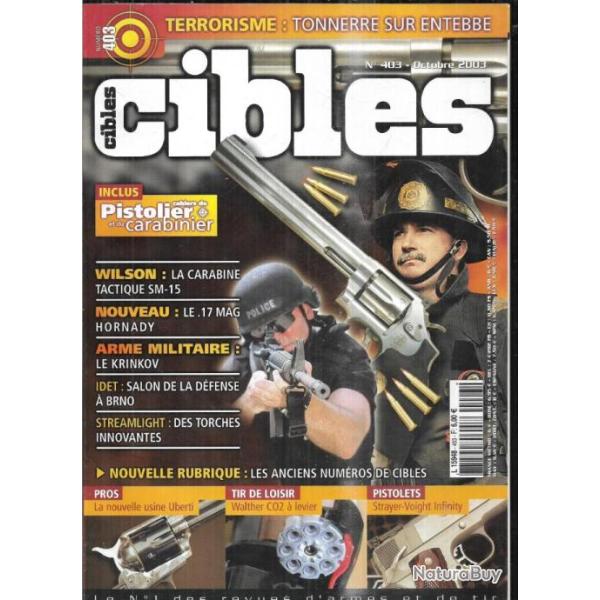 cibles 403 krinkov, s&w 647 hornady magnum ,uzi defender, syst�me dardick, mormon snubnose,