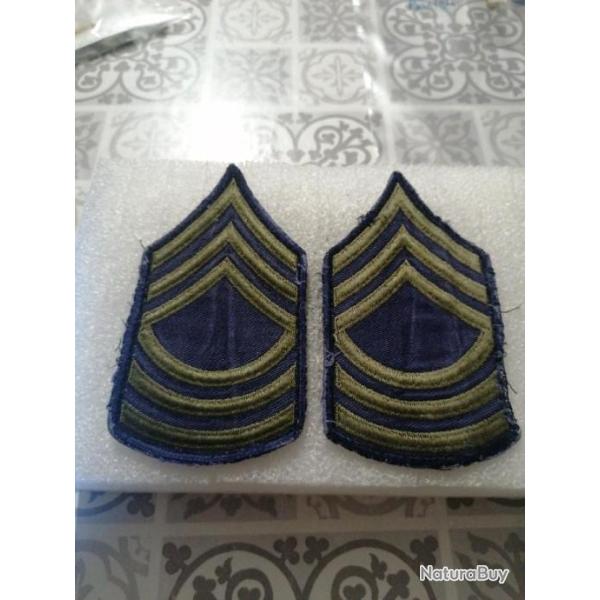 Paire de grades arm�e us MASTER SERGEANT original