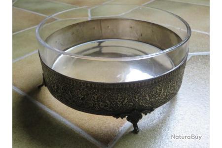 Saladier En Verre Ancien – Légère égrenure Sur Le Bord
