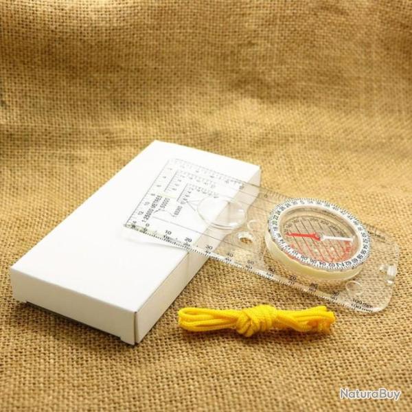 Boussole plaquette de randonn� et de course d'orientation