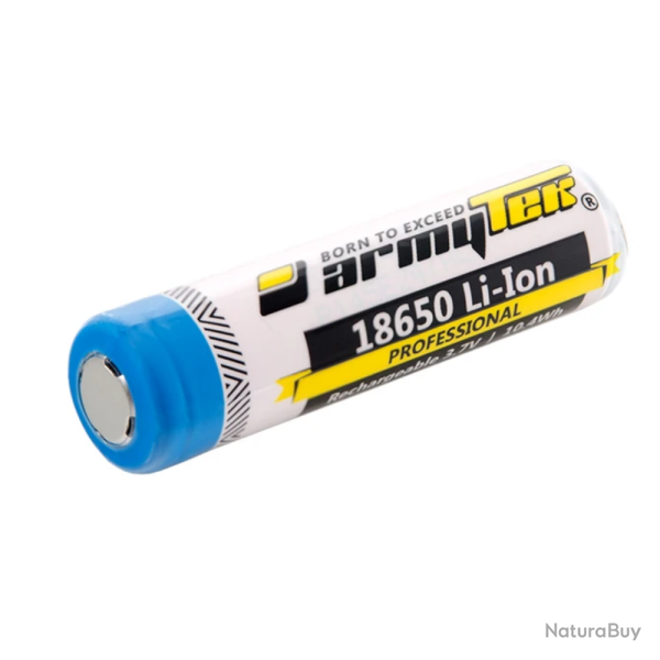 BATTERIE RECHARGEABLE ARMYTEK 18650 Li-Ion 2800 mAh