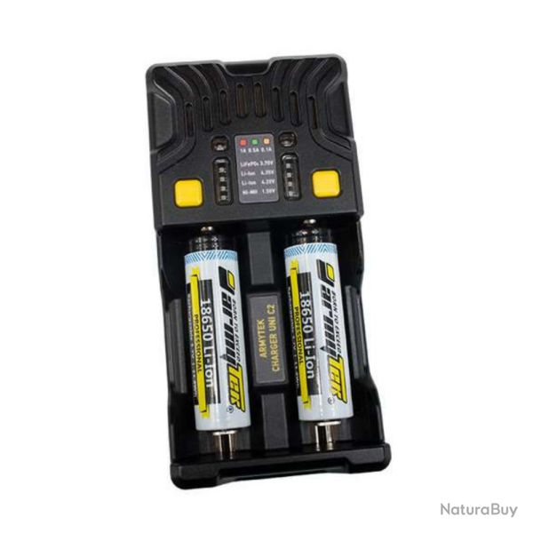 CHARGEUR UNIVERSEL DE BATTERIE ARMYTEK UNI C2