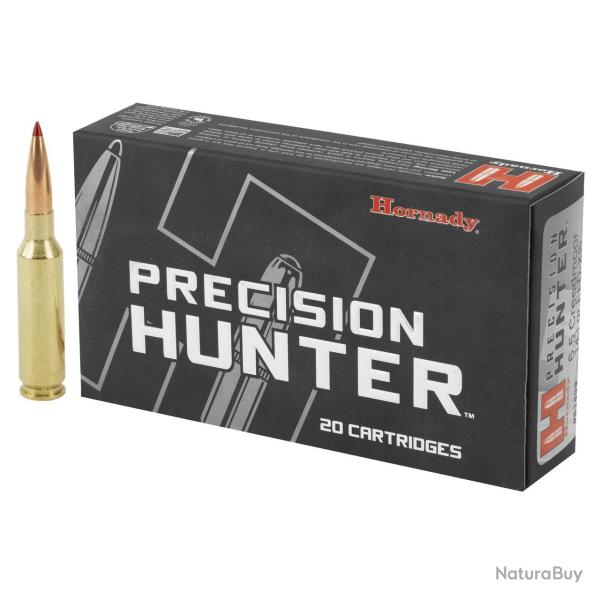 Munitions HORNADY calibre 6.5 Creedmoor ELD-X Precision Hunter 143gr - 9.3g x20