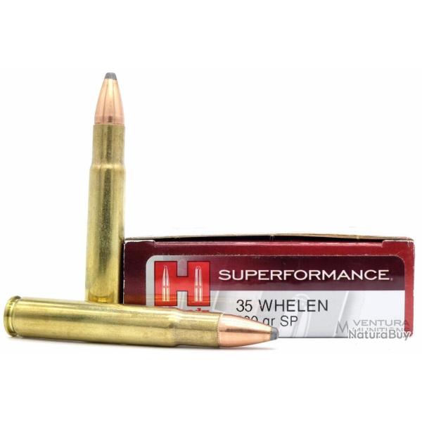 Munitions HORNADY calibre 35 Whelen Softpoint 200gr - 13g x20