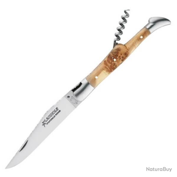 Couteau Laguiole 2 pi�ces Gilles� de Fontenille Pataud gamme "Tradition" gen�vrier 12cm