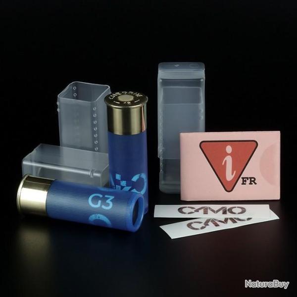 DuoPack C4MO G3 : 2 douilles amortisseur quilibr et lest Cal.12 manipulation contrle transport