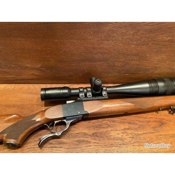 Rare Custom Carabine � bloc tombant Ruger N�1 Cal. 300 Pegasus