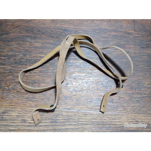 Petite bretelle ou sangle - artisanale cuir beige