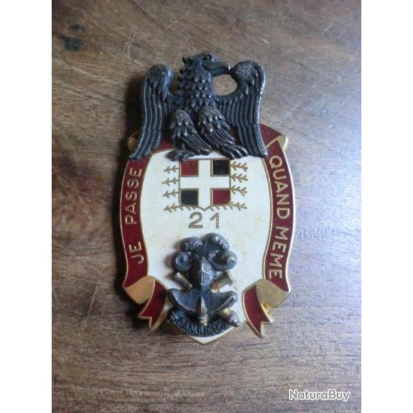insigne 21eme regiment de camp canjuers  / A B