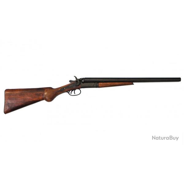 REPLIQUE FACTICE FUSIL DOUBLE CANON WYATT EARP DENIX