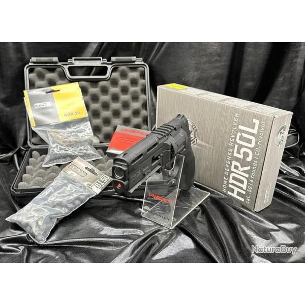 PACK PRET A TIRER "Devastator" (TR50 L T4E) HDR50 laser intgr - 11J (100 BILLES, 5 CART CO2, MALLE