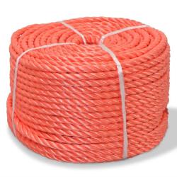 Corde torsad&eacute;e polypropyl&egrave;ne 12 mm 100 m orange 02_0003396