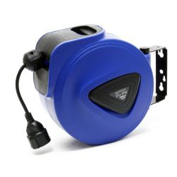 Enrouleur tuyau automatique 15 m d&eacute;vidoir pivotable 180&deg; support tuyau 16_0002689