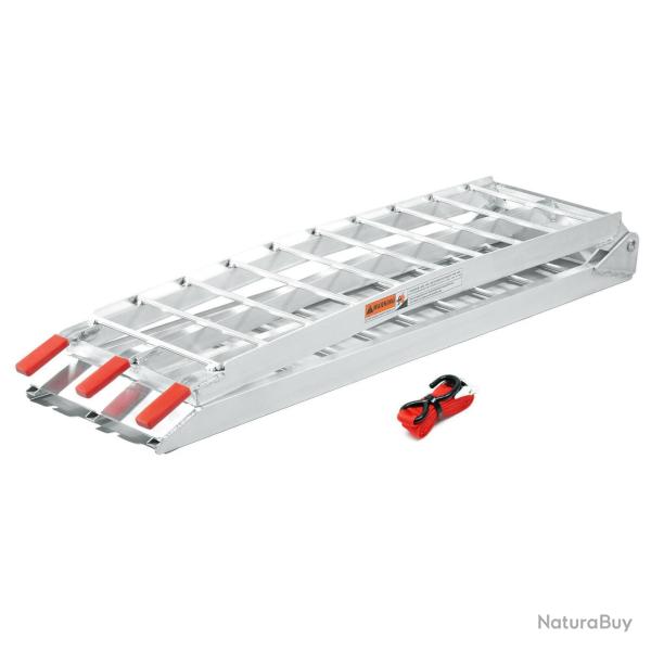 Rampe de chargement aluminium pliable 226cm 340kg vtt quad rampe d'accs 16_0002133