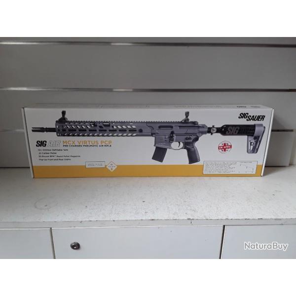 CARABINE PCP SIG SAUER MCX VIRTUS PCP CAL 5,5MM GRIS 11,5JOULES