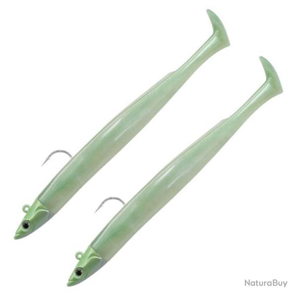 Double Combo Off Shore Crazy Paddle Tail 15cm 10g Pearl Green