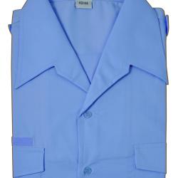 Chemisette plastron bleu ciel HOMME 6 - 45/46