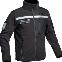 Blouson Polaire S&eacute;curit&eacute; Bandes Grise 4 XL