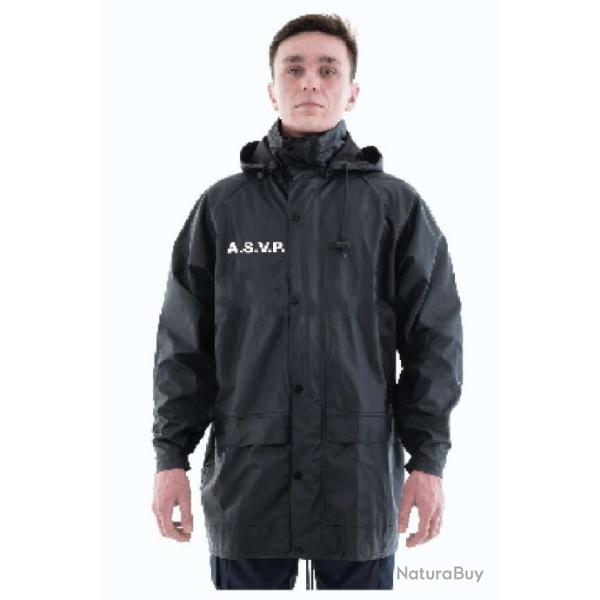 VESTE DE PLUIE FLEX BLEU UNIE
